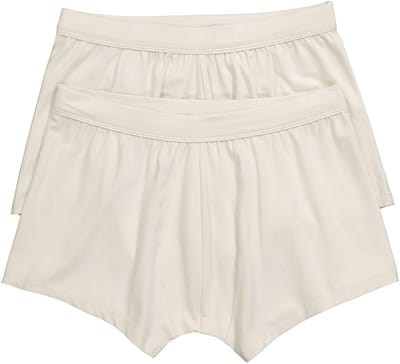 JP 1880 - Heren - Hip-pants in set van 2 GOTS-gecertificeerd biologisch katoen - Zand grijs - Maat 3XL