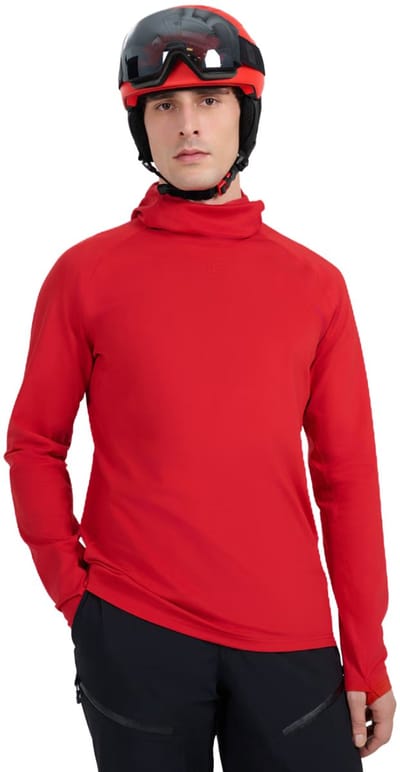 4F M100 Thermoshirt Heren Donkerrood - Maat M