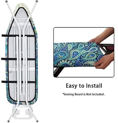 Zachte Strijkplank Cover met Padding - Warmte-Reflecterend, Universele Pasvorm