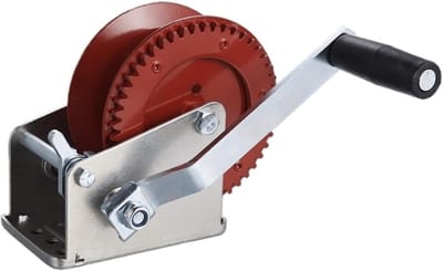Handlier met riem - Slingerlier hijs - Zware lasten verplaatsen - Gegalvaniseerd staal - 725 kg capaciteit - Zilver