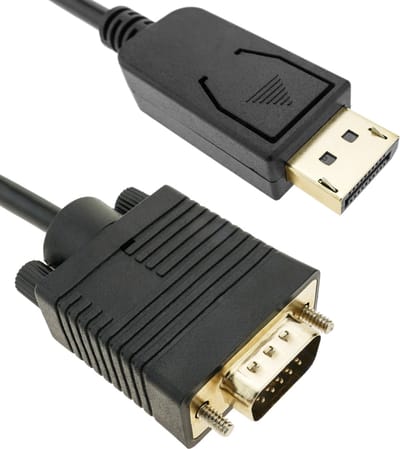 BeMatik - Kabel DisplayPort mannelijk naar VGA mannelijk 3 m
