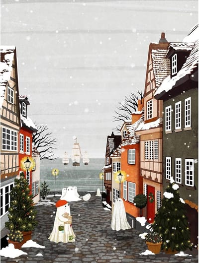 Legpuzzel Volwassenen - Hobby Puzzel - Ontspannende Tijd - Perfecte Pasvorm Klik - 63 x 48 cm - Havendorp Taferel