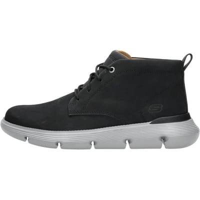 Skechers Garza - Fontaine Veterschoenen Hoog - zwart - Maat 40