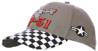 Fostex Garments - Baseball cap P-51 Mustang (kleur: n.a. / maat: NVT)
