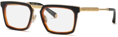 Philipp Plein VPP158M Top nero+avana 53/21/145 MAN Brilmonturen
