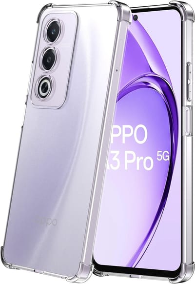 Geschikt voor Oppo A3 Pro / A80 Telefoonhoesje Transparant met Stootrand - Clear Case Shockproof TPU Siliconen Back Cover Case Doorzichtig - Smartphonica geschikt voor Oppo A3 Pro;Oppo A80