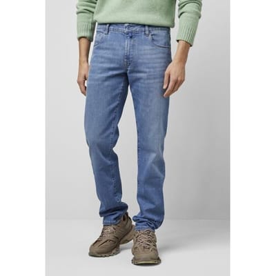 Meyer Jeans M5 Regular Subtle Stretch Fairtrade Cotton Denim Licht Blauw / male