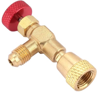 Shopcentral - Flow Control Valve - Brass Ventiel - Voor Koelmiddel - 1/4''-5/16'' - Hoogwaardige Kwaliteit - Geschikt voor Airconditioning