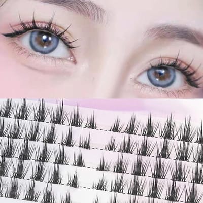 Valse Wimperclusters - Nepwimpers Individueel - Ogen Vergroten - Zacht Lichtgewicht - 5 Rijen - Zwart