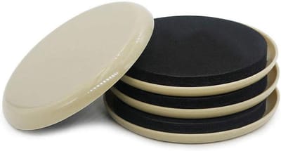 Allecta - Herbruikbare meubelglijders voor zware meubels - multi-oppervlak tapijtglijders - meubelverhuizers voor harde vloeren met gemakkelijke verplaatsing.