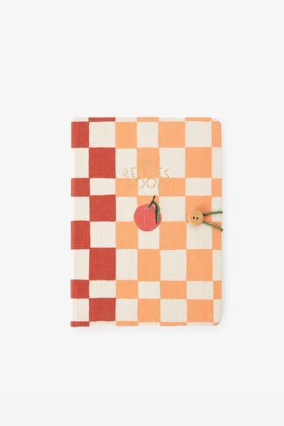 Sissy-Boy - Oranje geblokt receptenboek