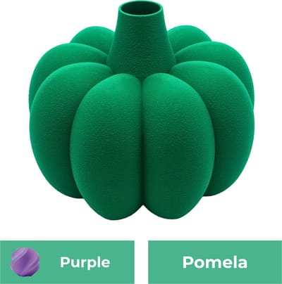 Pomela organische vaas – Decoratieve vaas - Paars - 3d geprinte vaas – geschikt voor droogbloemen - :hoogte: