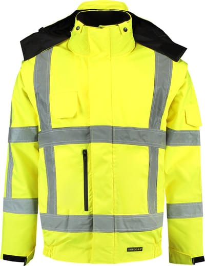 Tricorp Pilotjack - Werkjas 403006 - Fluor Geel - Maat 3XL