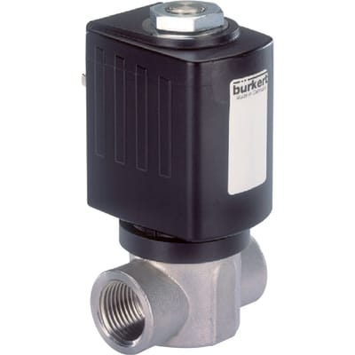 Magneetventiel G1/2'' NC RVS FKM 0-1.2bar/17psi 230VAC 6027 178289
