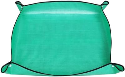 Plantenmat - Tuinonderlegger - Planten verpotten - Waterdicht en opvouwbaar - 150 cm - Groen
