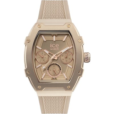 Ice Watch Ice Boliday - Timeless Taupe 022861 Horloge - Siliconen - Bruin - Ø 40 mm