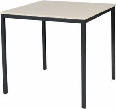 Bureautafel - Domino Basic 80x80 Eiken - zwart frame