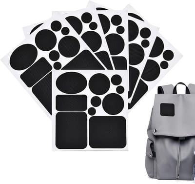 Reparatiepatches - Stof reparatie - Kleding repareren - Waterdicht nylon - 6 stuks - Zwart