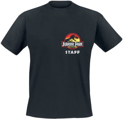 Jurassic Park T-shirt - Park Ranger - S tot XXL - voor Mannen - zwart