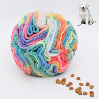 Snuffelbal Hond - Traktatie Speelgoed - Mentale Stimulatie - Interactieve Puzzel - 146 x 146 cm - Chromatisch