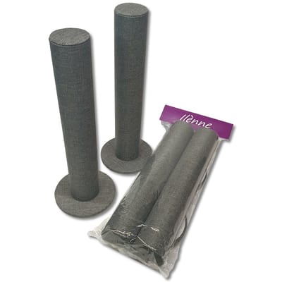 Ilènne - 2 x Armbanden houder pilaar donker grijs