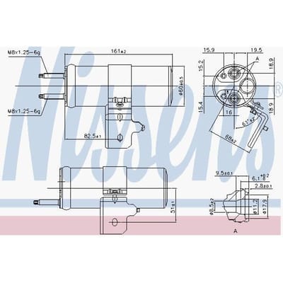 Droger, airconditioningsysteem NISSENS 95568