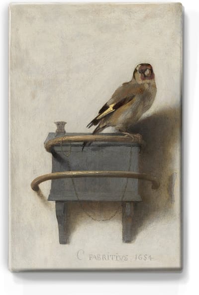 Puttertje - Mini Laqueprint - 9,6 x 14,6 cm - Niet van echt te onderscheiden handgelakt schilderijtje op hout - Mooier dan een print op canvas.