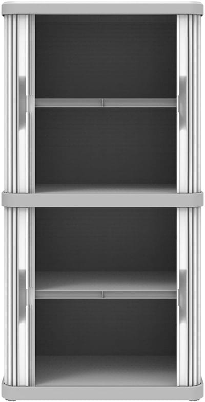 ApexArte® Tuinkast - Tuinkist - Tuinkasten voor Buiten - Tuinberging - Kunststof - Grijs