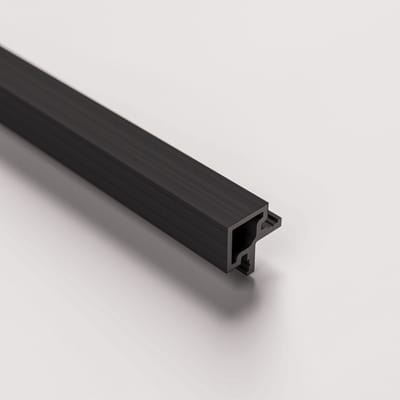 Barnwoodweb WPC Hoekprofiel Antraciet – 270 × 4,9 × 4,9 cm - Afwerkhoek voor WPC Buitenpanelen Antraciet