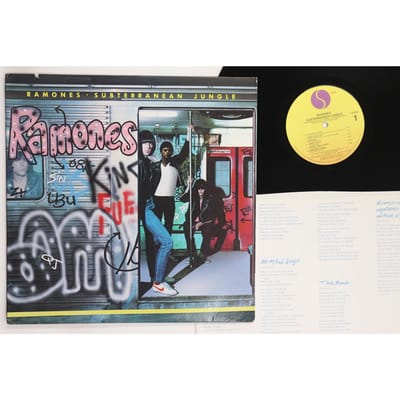 Disque vinyle RAMONES Subterranean Jungle 123800 Sire 1983 Europe Rock Occasion