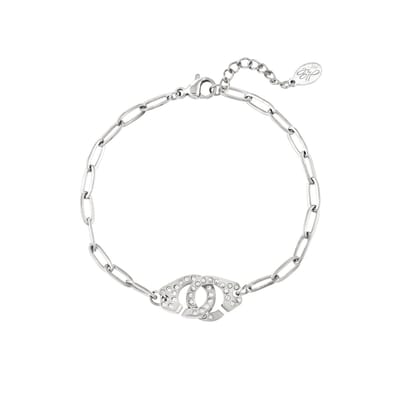 Armband Manchetten - Yehwang - Schakelarmband - One size - Zilver