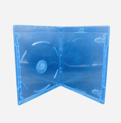 Blu-ray hoesjes - Disc opbergkoffers - Media opslag - Doorzichtige artwork hoes - 11 mm dikte - Blauw getint