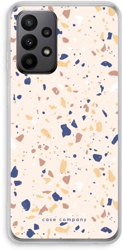Case Company® - Hoesje geschikt voor Samsung Galaxy A23 hoesje - Terrazzo N°23 - Soft Cover Telefoonhoesje - Bescherming aan alle Kanten en Schermrand