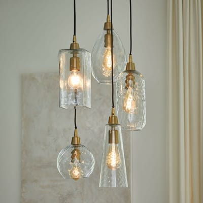 LOBERON Hanglamp Brightmoor helder/goudkleurig