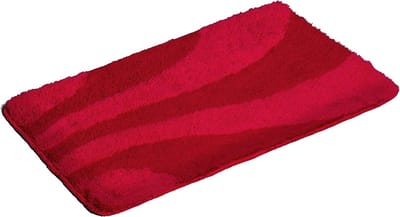Antislip Badmat 60 x 90 cm - Rood - Superzacht & Duurzaam - Modern Badkamer Tapijt