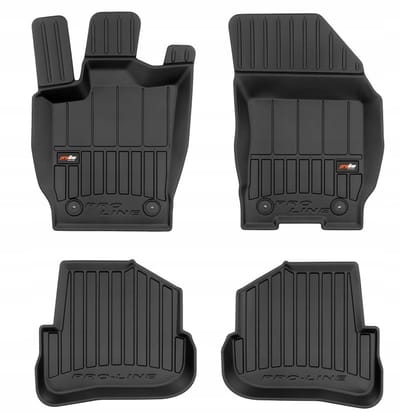Frogum No.77 - Automatmatten - Geschikt voor Audi A1 Sportback (8X) 2012-2014 - 3D Pasvorm - Hoge Rand 6cm - TPE Rubber