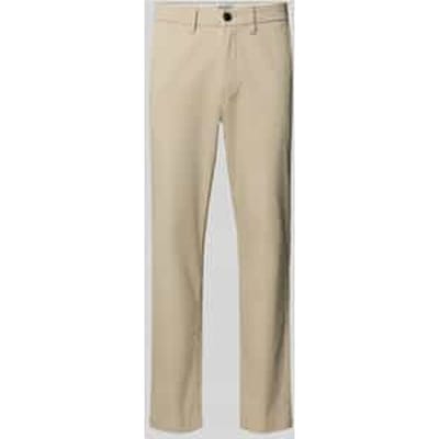 Straight fit Chino met achterzakken Model 'Stollie'