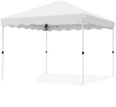 Gazebo Zyrell - Pergola - Paviljoen - Partytent - Strandtent - Voor Terras, Feest en Achtertuin - 3x3m - Wit