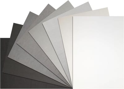 8 Vellen Xps Schuimplaat 2mm Zwart Wit DIN A4 Knutselmateriaal