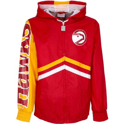 Herenwindjack Nba Onmiskenbaar windjack met volledige ritssluiting Hardwood Classics Atlhaw