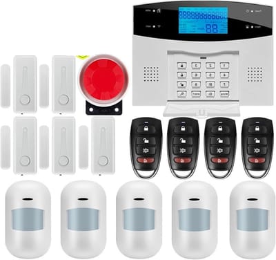 Draadloos Alarmsysteem - Beveiliging Kit - Huis Beveiliging - App Bediening - 99 Zones - Zwart