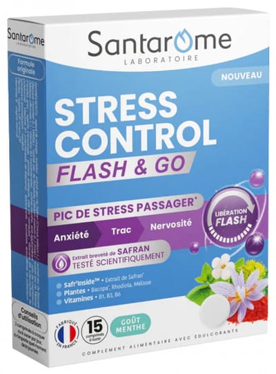 Santarome Stress Control Flash & Go 15 Tabletten