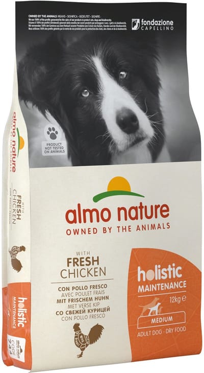 Almo Nature Hond Holistic Droogvoer voor Kleine Hondenrassen - Maintenance - Smaak: Kip, Gewicht: 2kg