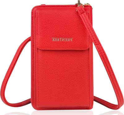 Women's Small Shoulder Bag Crossbody Handbag with Many Compartments, All-Around Zip Purse Mobile Phone Bag - ShopVlot