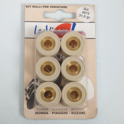Galet rouleau de variateur Leovince pour scooter Piaggio 250 Hexagon 2001 à 2017 23.8x18 31Grs Neuf