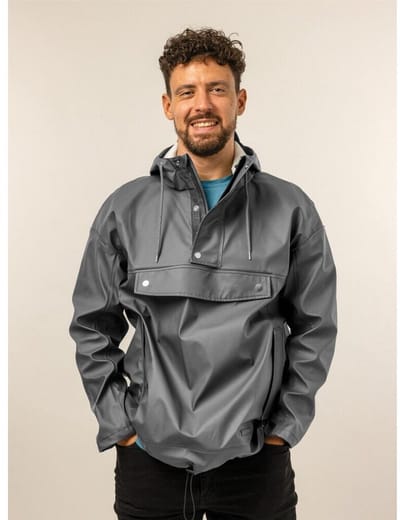 Regenjas Mirage Rainfall Closed Jacket - maat L - gemaakt van polyester soft touch - earl grey