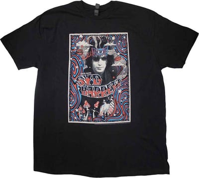 Syd Barrett - Melty Poster Heren T-shirt - 3XL - Zwart