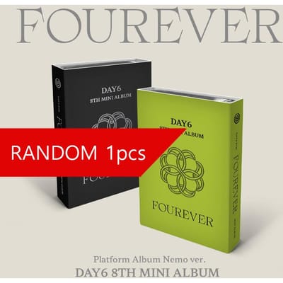 Sélectionner POB PLATFORM ALBUM NEMO Ver DAY6 8ème Mini Album FOUREVER No POB Random black