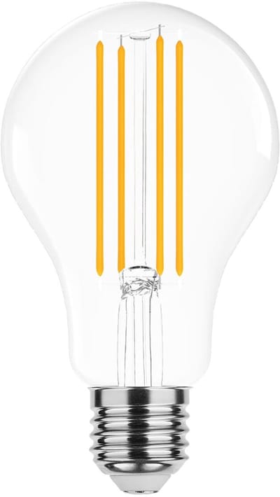 Modee E27 LED Filament Lamp 12W - 1521lm - 2700K - Extra Warm Wit - LED Lamp A70 - Vervangt 100W Gloeilamp