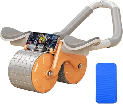 Buikspierroller met Automatische Terugslag en Elleboogsteun voor Core Training